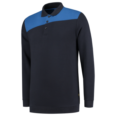 Polosweater Bicolor Naden | marine/korenblauw | 302004-0111 | TRICORP WORKWEAR Polosweater Bicolor Naden | marine/korenblauw | 302004-0111 | TRICORP WORKWEAR