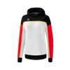 Afbeelding van ERIMA CHANGE by erima sweatshirt met capuchon Dames | wit/zwart/rood | 1072318