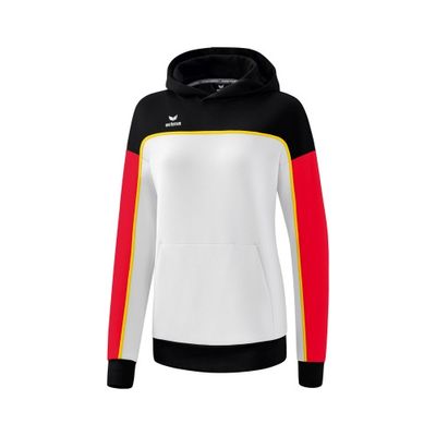 Foto van ERIMA CHANGE by erima sweatshirt met capuchon Dames | wit/zwart/rood | 1072318