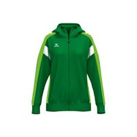 Erima Celebrate 125 trainingsjack met capuchon dames, 1032538, smaragd/green gecko