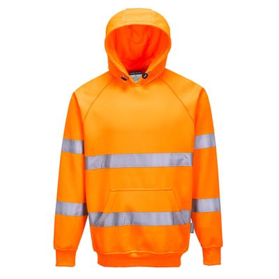 PortWest Hi-Vis Sweatshirt met Capuchon Oranje| B304
