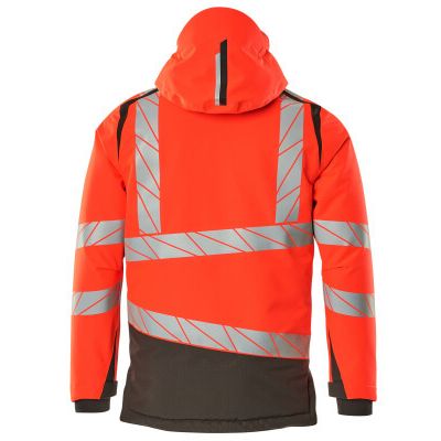 Foto van Mascot Accelerate Safe Winterjas | 19335-231 | 22218-hi-vis rood/donkerantraciet