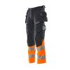 Afbeelding van Mascot Accelerate Safe Broek met spijkerzakken | 19131-711 | 01014-donkermarine/hi-vis oranje