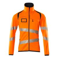 Mascot Accelerate Safe Fleecetrui met rits | 19103-315 | 14010-hi-vis oranje/donkermarine