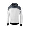 Afbeelding van Erima Change sweatshirt met capuchon heren, wit/slategrey/zwart, 1072307