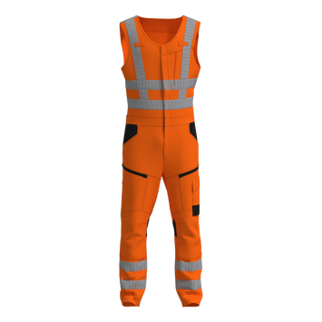Foto van Bestex Bodybroek stretch RWS, bbsrws100, fluororanje