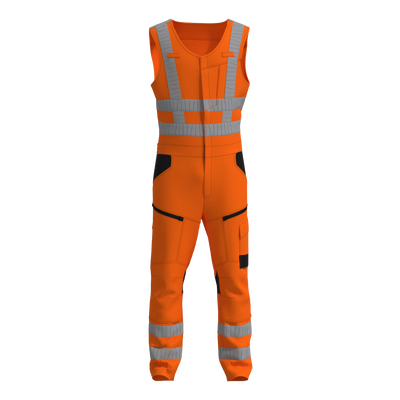 Foto van Bestex Bodybroek stretch RWS, bbsrws100, fluororanje