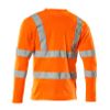 Afbeelding van T-shirt, V-hals, lange mouwen, klasse 3 | 18281-995 | 014-hi-vis oranje