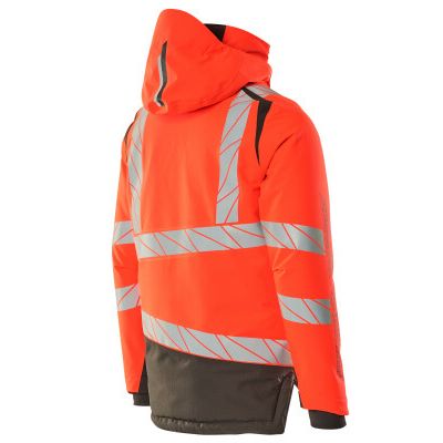 Foto van Mascot Accelerate Safe Winterjas | 19335-231 | 22218-hi-vis rood/donkerantraciet