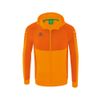 Afbeelding van ERIMA Six Wings trainingsjack met capuchon Kinderen | new orange/oranje | 1032212