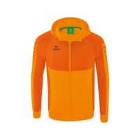 ERIMA Six Wings trainingsjack met capuchon Kinderen | new orange/oranje | 1032212