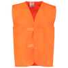Afbeelding van Veiligheidsvest Geen Striping | fluororanje | 453012-14 | TRICORP SAFETY