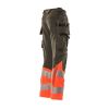 Afbeelding van Mascot Accelerate Safe Broek met spijkerzakken | 19131-711 | 18222-donkerantraciet/hi-vis rood