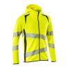 Afbeelding van Mascot Accelerate Safe Capuchontrui met rits | 19284-781 | 17010-hi-vis geel/donkermarine