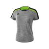 Afbeelding van Liga 2.0 T-shirt Dames | grey melange/zwart/green gecko | 1081837