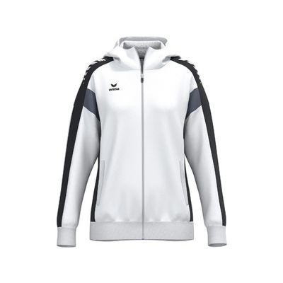Foto van ERIMA CELEBRATE 125 Training Jacket with hood Dames | wit/zwart | 1032540