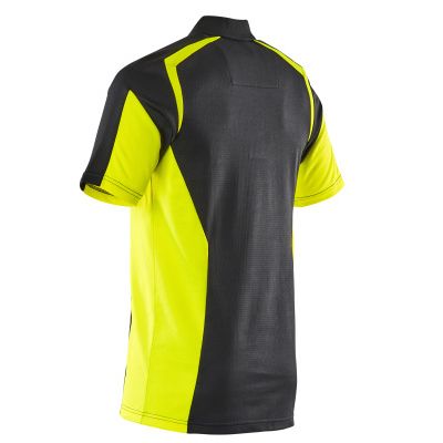 Foto van Mascot Accelerate Safe Poloshirt | 22083-771 | 0917-zwart/hi-vis geel