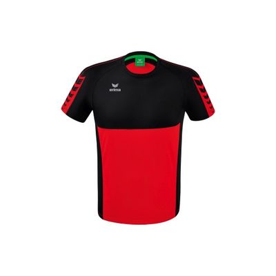 Foto van ERIMA Six Wings T-shirt Kinderen | rood/zwart | 1082242