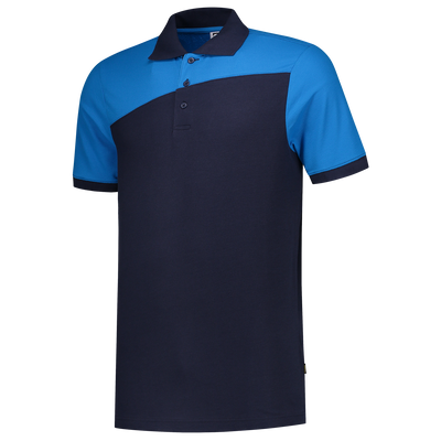 Poloshirt Bicolor Naden | donkermarine/turkoois | 202006-01087 | TRICORP WORKWEAR Poloshirt Bicolor Naden | donkermarine/turkoois | 202006-01087 | TRICORP WORKWEAR