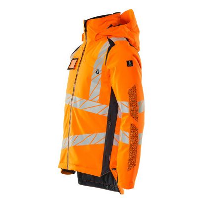 Foto van Mascot Accelerate Safe Winterjas | 19035-449 | 14010-hi-vis oranje/donkermarine