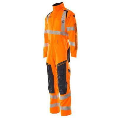 Foto van Mascot Accelerate Safe Overall met kniezakken | 19519-236 | 14010-hi-vis oranje/donkermarine