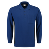 Afbeelding van Polosweater Bicolor Borstzak | korenblauw/marine | 302001-111 | TRICORP WORKWEAR