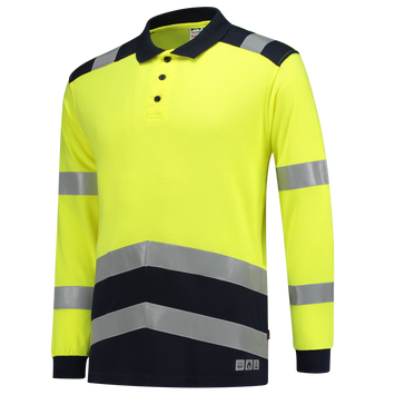 Poloshirt Multinorm Bicolor | fluorgeel/donkermarine | 203003-17010 | TRICORP SAFETY Foto van Poloshirt Multinorm Bicolor | fluorgeel/donkermarine | 203003-17010 | TRICORP SAFETY