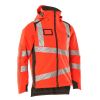 Afbeelding van Mascot Accelerate Safe Winterjas | 19035-449 | 22218-hi-vis rood/donkerantraciet