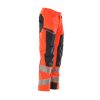 Afbeelding van Mascot Accelerate Safe Broek met kniezakken | 19079-511 | 22210-hi-vis rood/donkermarine