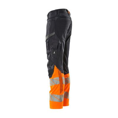 Foto van Mascot Accelerate Safe Broek met kniezakken | 19679-236 | 01014-donkermarine/hi-vis oranje