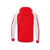 Afbeelding van ERIMA Six Wings trainingsjack met capuchon Kinderen | rood/wit | 1032215
