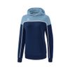 Afbeelding van ERIMA CHANGE by erima sweatshirt met capuchon Dames | new navy/faded denim/wit | 1072317