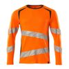 Afbeelding van Mascot Accelerate Safe T-shirt, met lange mouwen | 19081-771 | 1418-hi-vis oranje/donkerantraciet