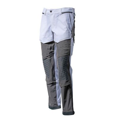Mascot CUSTOMIZED Broek met kniezakken | 22279-605 | 0689-wit/steengrijs Mascot CUSTOMIZED Broek met kniezakken | 22279-605 | 0689-wit/steengrijs