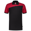 Afbeelding van Poloshirt Bicolor Naden | zwart/rood | 202006-0902 | TRICORP WORKWEAR