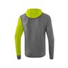 Afbeelding van 5-C trainingsjack met capuchon | grey melange/lime pop/zwart | 1031908