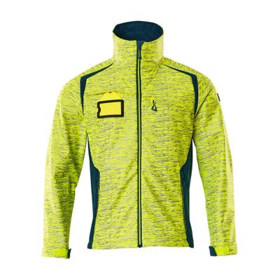 Mascot Accelerate Safe Softshell jas | 19202-291 | 1744-hi-vis geel/donkerpetrol Mascot Accelerate Safe Softshell jas | 19202-291 | 1744-hi-vis geel/donkerpetrol