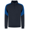 Afbeelding van Zip Sweater Bicolor Redefined | donkermarine/korenblauw | 306111-01011 | TRICORP WORKWEAR