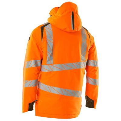 Foto van Mascot Accelerate Safe Winterjas | 19035-449 | 1433-hi-vis oranje/mosgroen