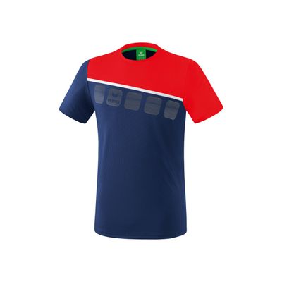 5-C T-shirt | new navy/rood/wit | 1081907