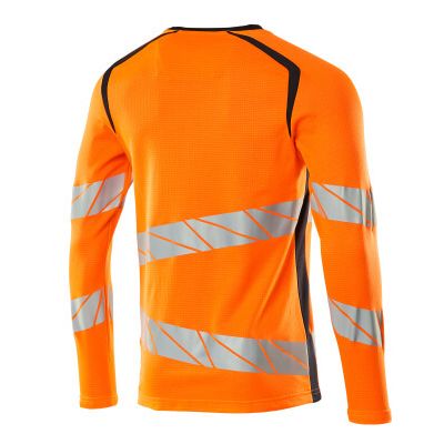 Foto van Mascot Accelerate Safe T-shirt, met lange mouwen | 19081-771 | 14010-hi-vis oranje/donkermarine