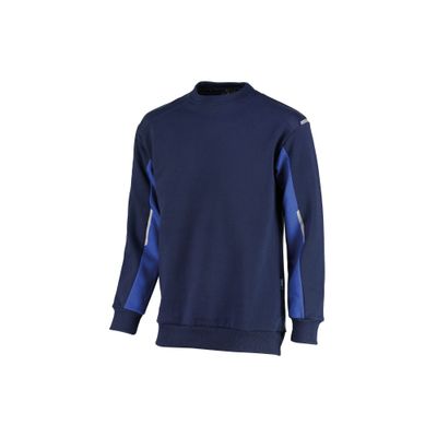 Foto van Orcon sweatshirt Ronald 34400/803, L, marine/korenblauw