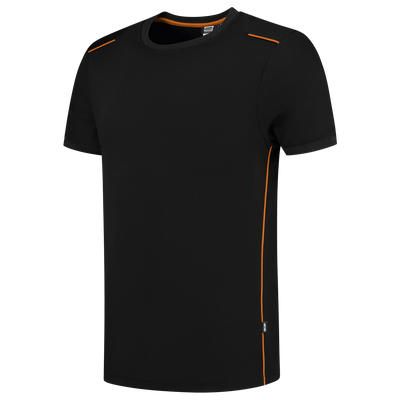 Foto van T-shirt Accent | zwart/oranje | 102703-0998 | TRICORP WORKWEAR