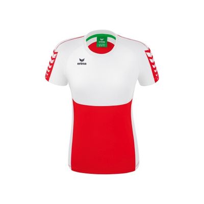 Foto van ERIMA Six Wings T-shirt Dames | rood/wit | 1082226