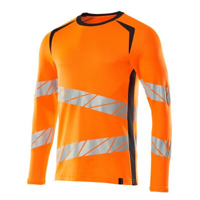 Foto van Mascot Accelerate Safe T-shirt, met lange mouwen | 19081-771 | 14010-hi-vis oranje/donkermarine