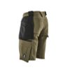 Afbeelding van Shorts, afneembare spijkerzakken,stretch | 17149-311 | 033-mosgroen