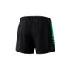 Afbeelding van ERIMA Six Wings worker short Dames | zwart/smaragd | 1152204