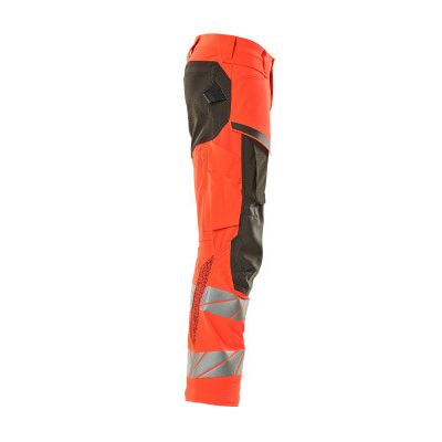 Foto van Mascot Accelerate Safe Broek met kniezakken | 19079-511 | 22218-hi-vis rood/donkerantraciet