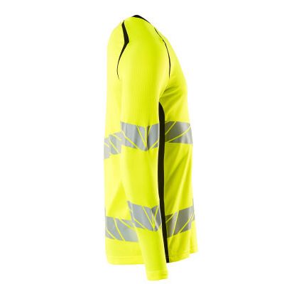 Foto van Mascot Accelerate Safe T-shirt, met lange mouwen | 19081-771 | 1709-hi-vis geel/zwart