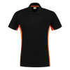 Afbeelding van Poloshirt Bicolor Borstzak | zwart/oranje | 202002-0998 | TRICORP WORKWEAR